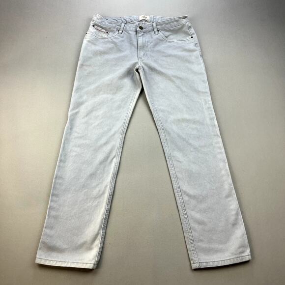 Marine Layer Pants Mens 32x30 Gray Chino Corduroy Slim Fit Straight Leg Casual - Picture 4 of 14